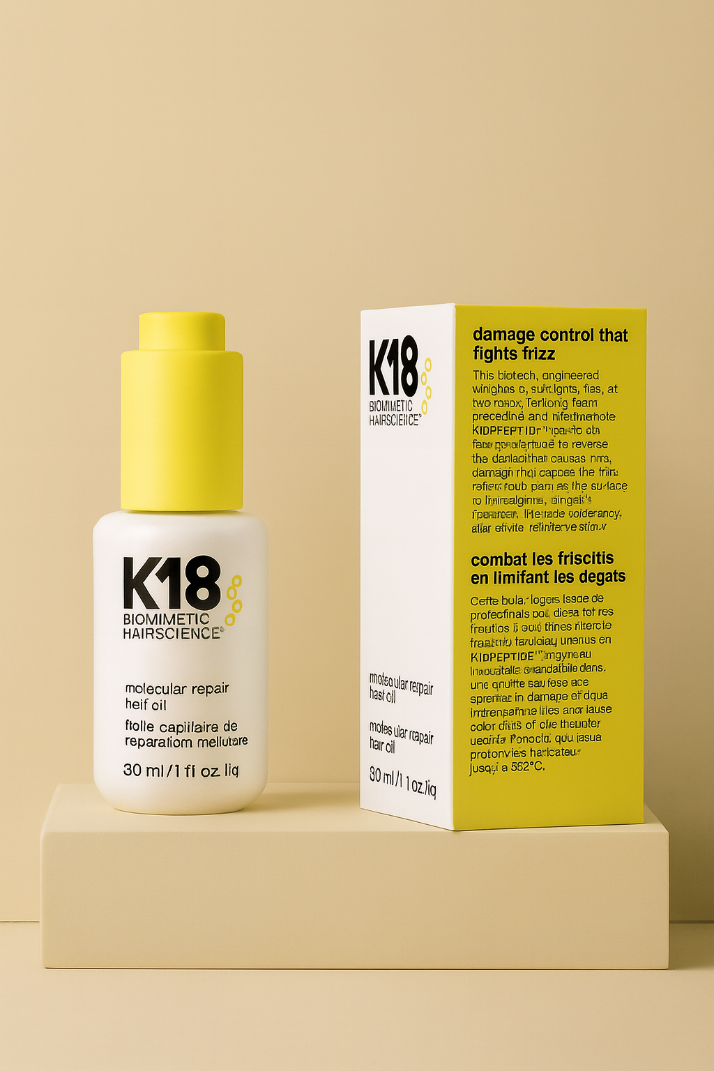 K18 huile capillaire réparatrice moléculaire